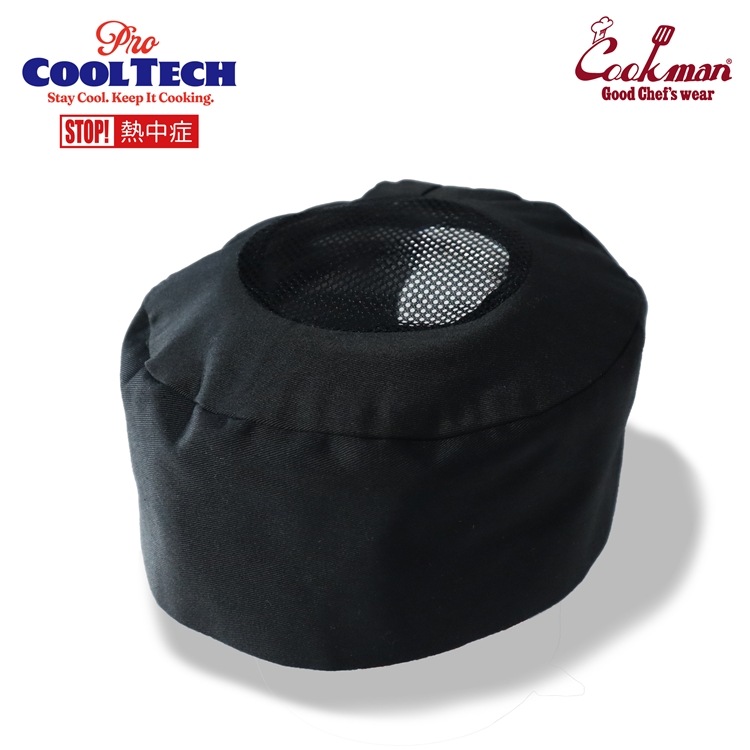 �ϥå� Chef Hat Mesh Top Black