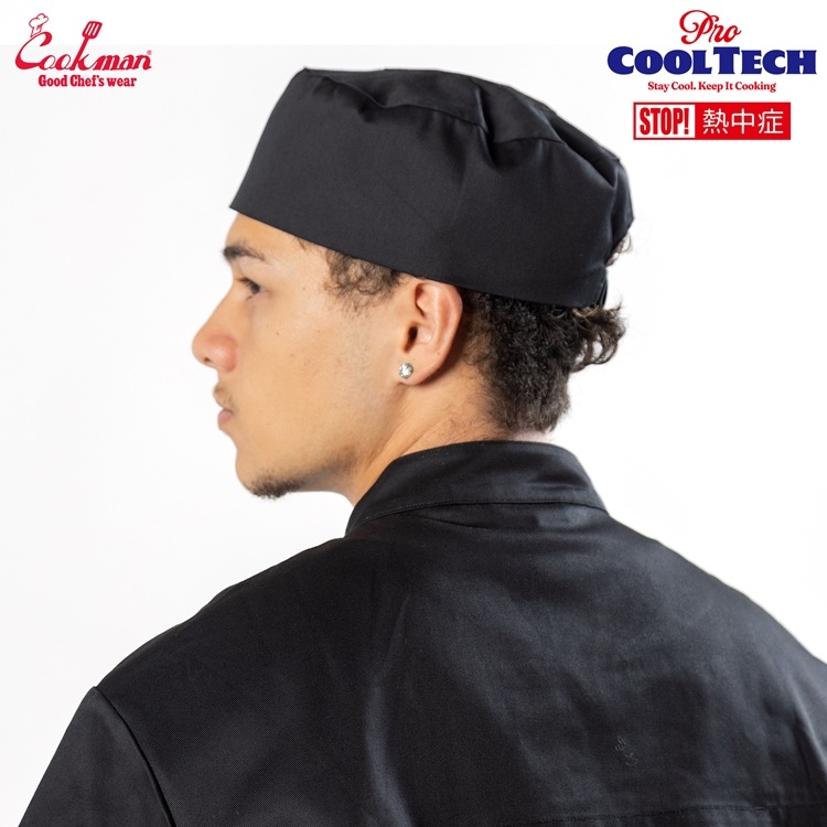 �ϥå� Chef Hat Mesh Top Black