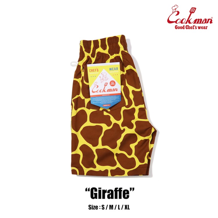 եѥ Chef Pants Short Giraffe