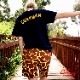 եѥ Chef Pants Short Giraffe