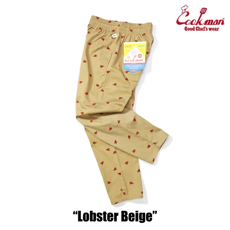 �����եѥ�� Chef Pants Embroidery Lobster Beige 