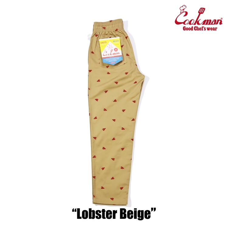 �����եѥ�� Chef Pants Embroidery Lobster Beige 