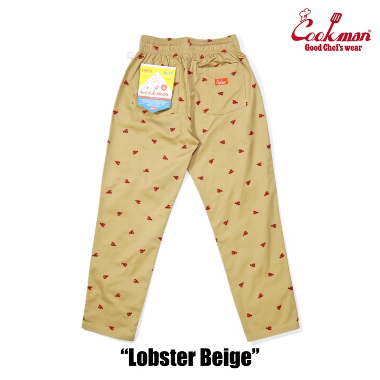 �����եѥ�� Chef Pants Embroidery Lobster Beige 