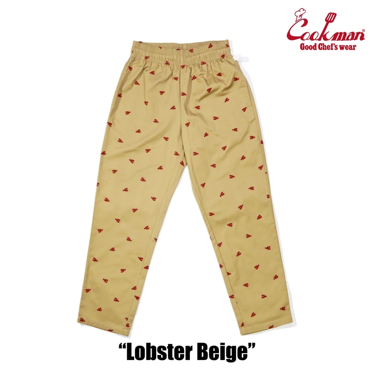 �����եѥ�� Chef Pants Embroidery Lobster Beige 