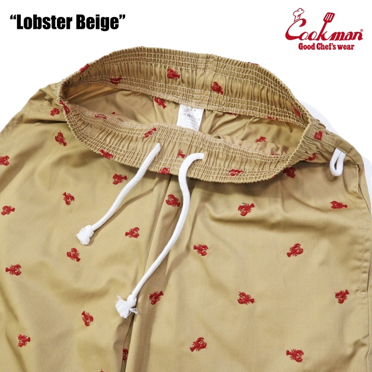�����եѥ�� Chef Pants Embroidery Lobster Beige 