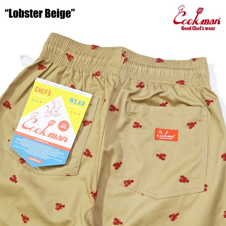 �����եѥ�� Chef Pants Embroidery Lobster Beige 