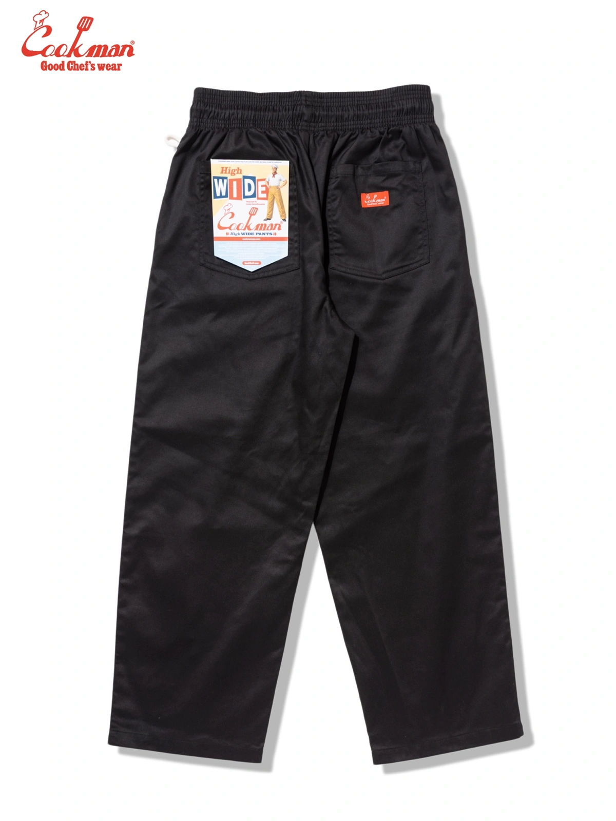 �����եѥ�� Chef Pants High-Wide Black