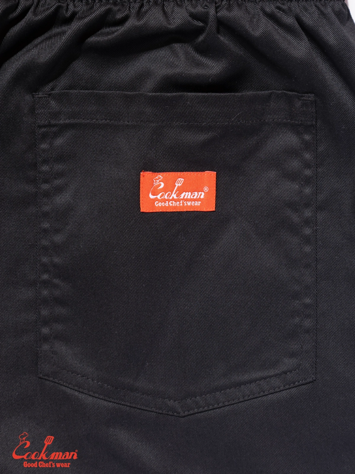 �����եѥ�� Chef Pants High-Wide Black