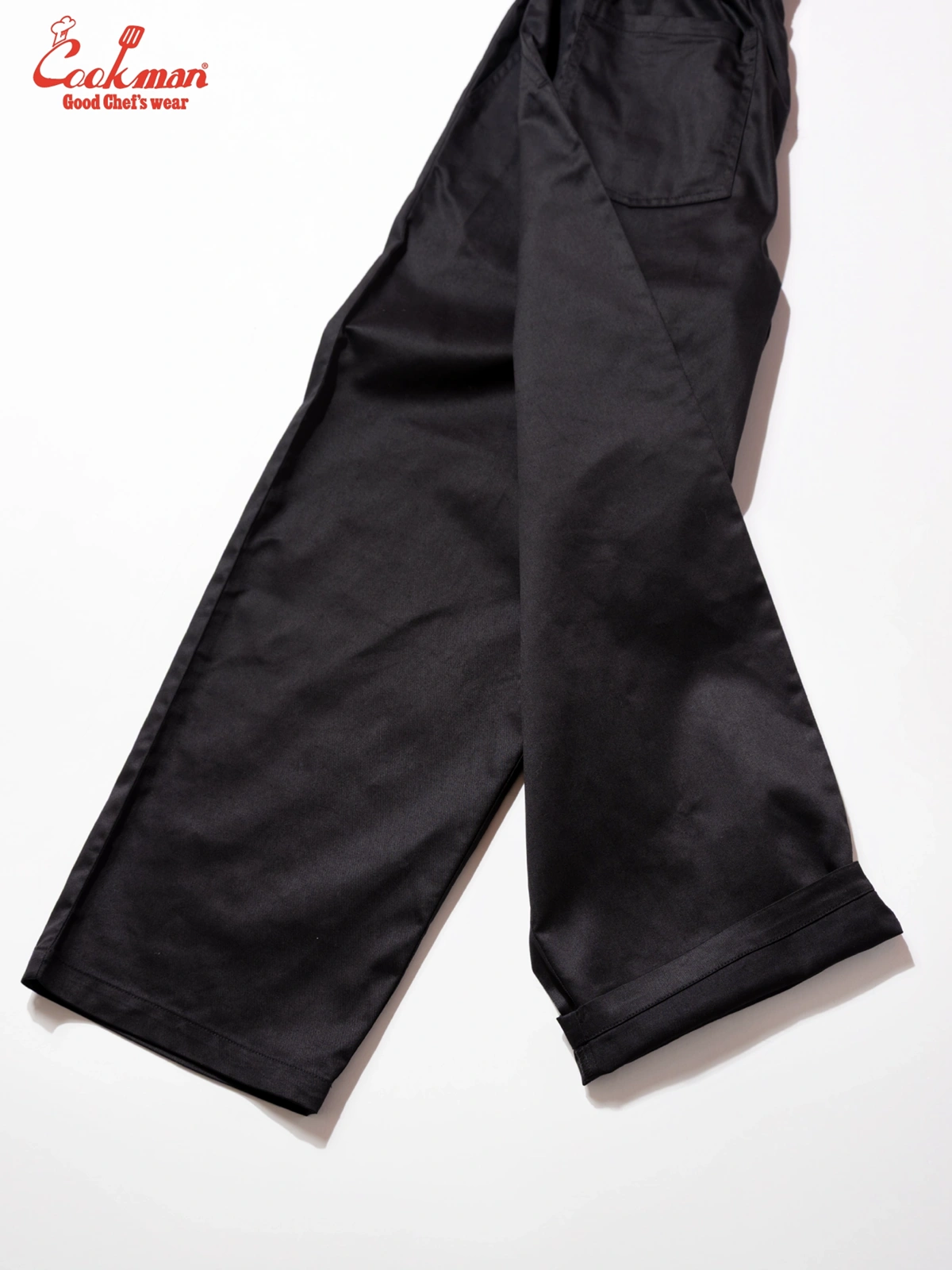 �����եѥ�� Chef Pants High-Wide Black