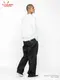 �����եѥ�� Chef Pants High-Wide Black