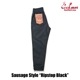 �����եѥ�� Chef Pants Sausage Style  Ripstop Black 