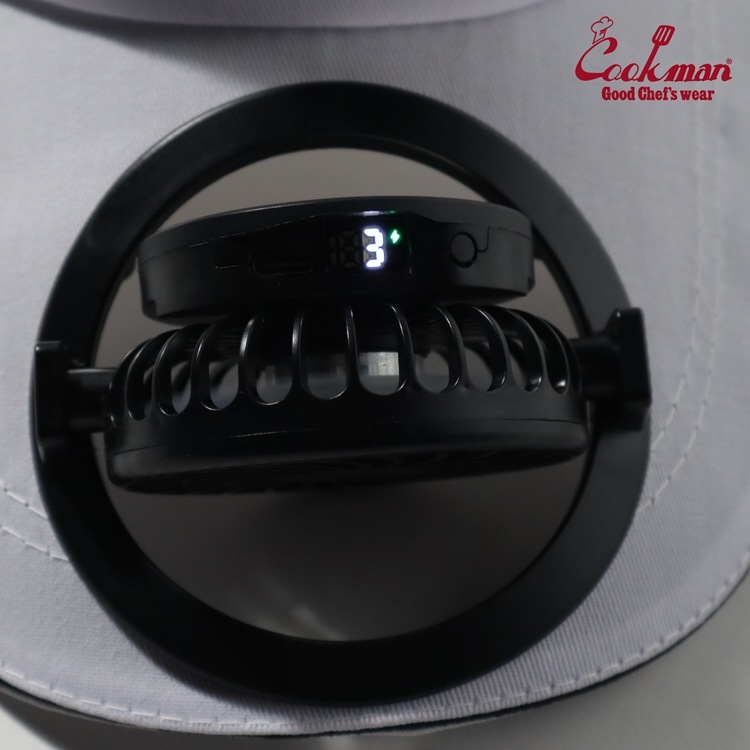 ����å� CAP ELECTRIC FAN White