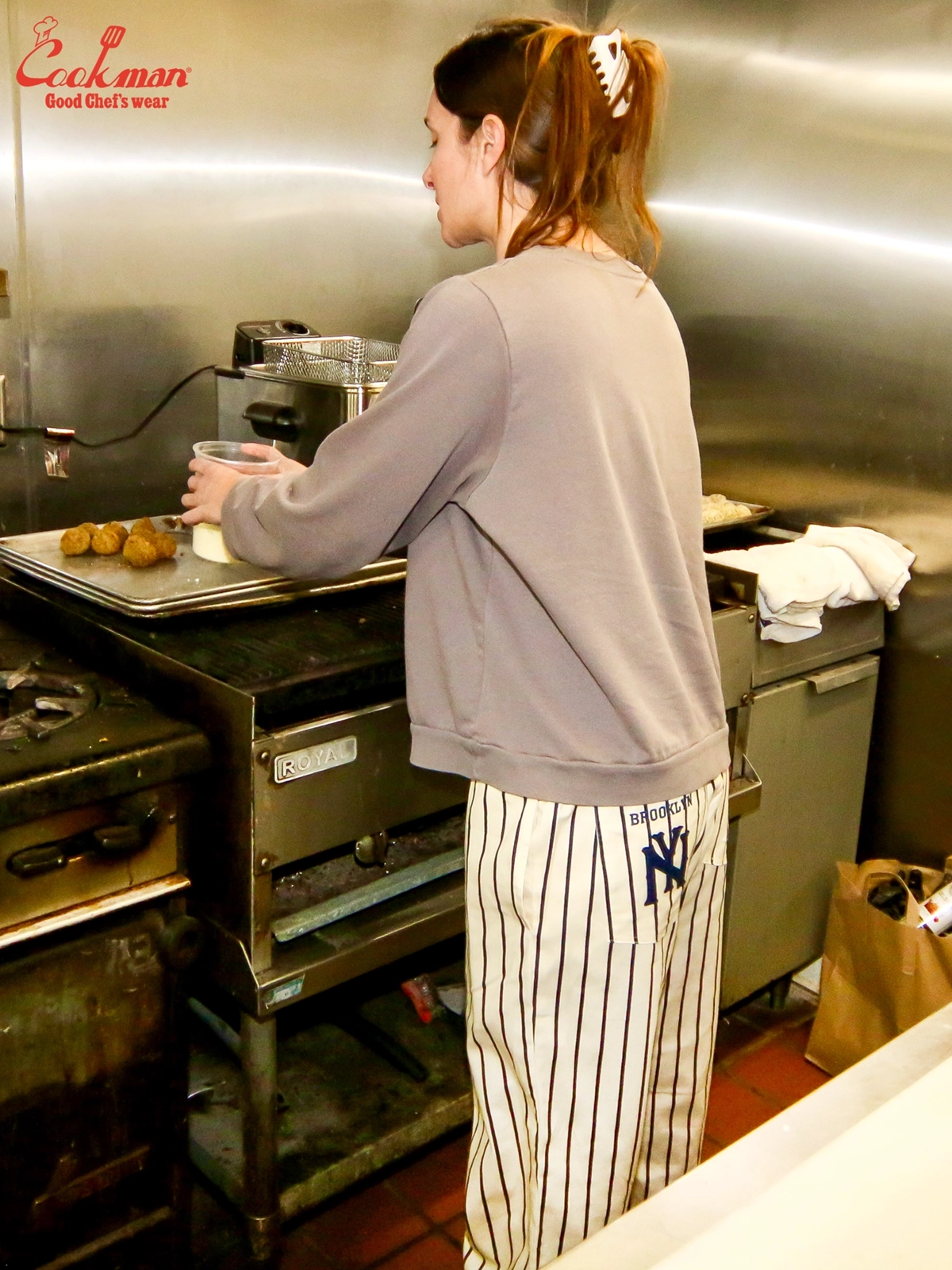 �����եѥ�� Chef Pants Semiwide NLBM BROOKLYN EAGLES