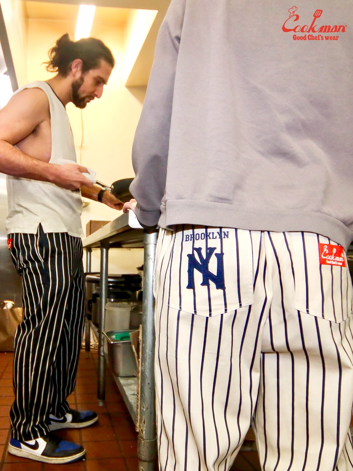 �����եѥ�� Chef Pants Semiwide NLBM BROOKLYN EAGLES