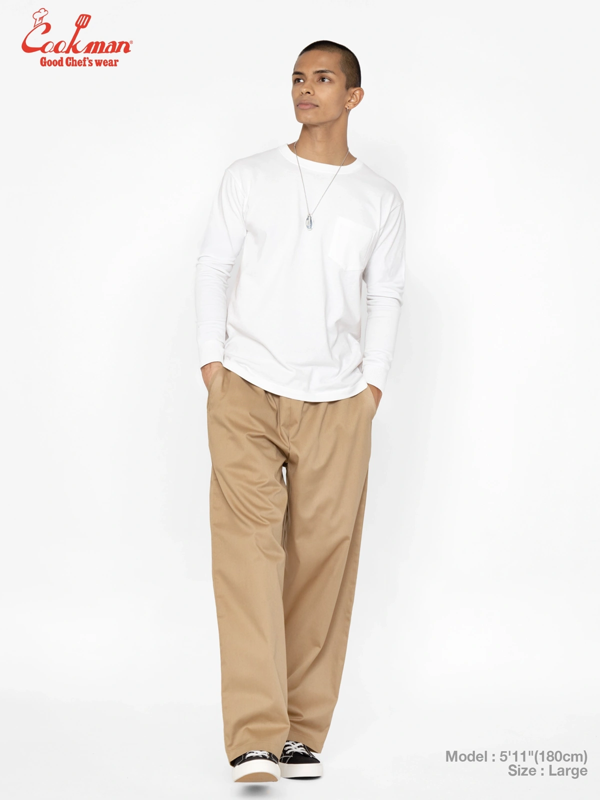 �����եѥ�� Chef Pants High-Wide Peanuts