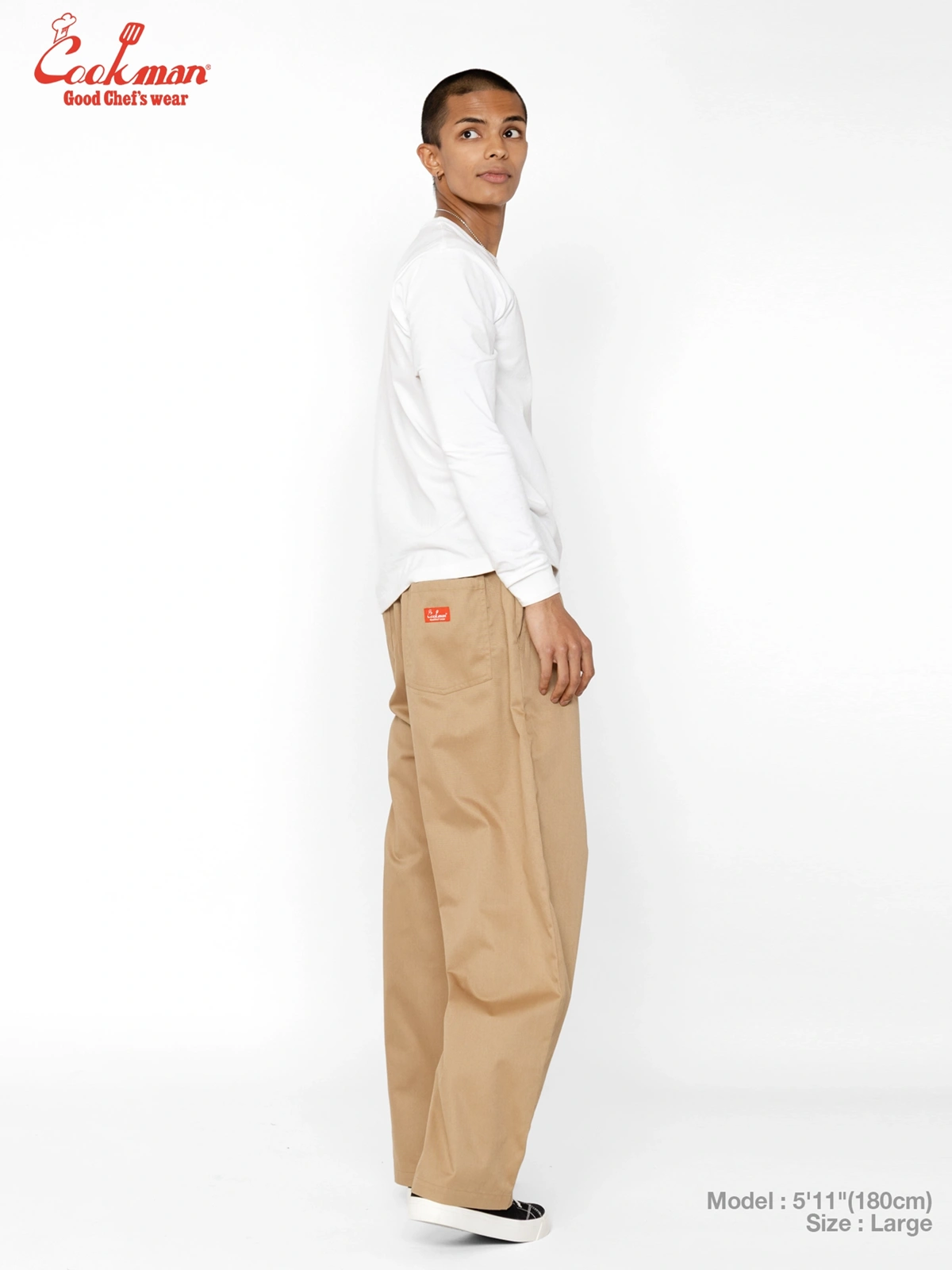 �����եѥ�� Chef Pants High-Wide Peanuts