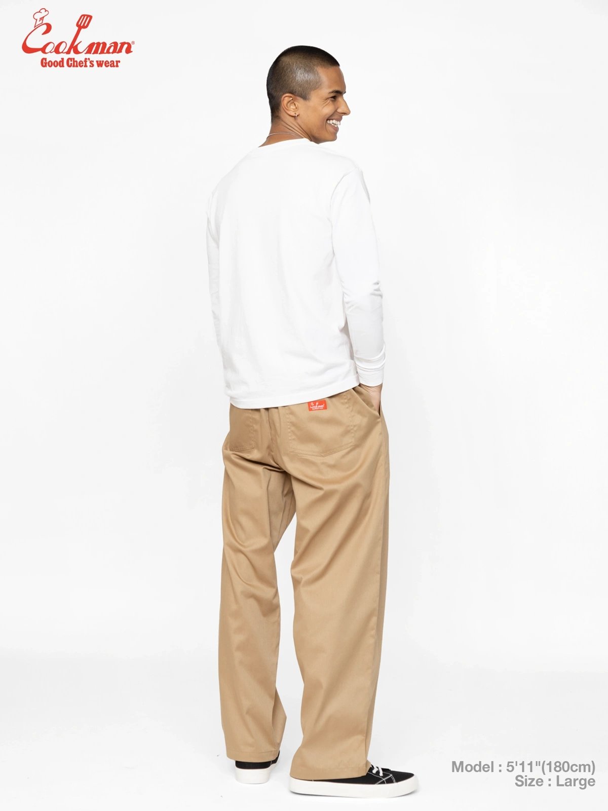 �����եѥ�� Chef Pants High-Wide Peanuts