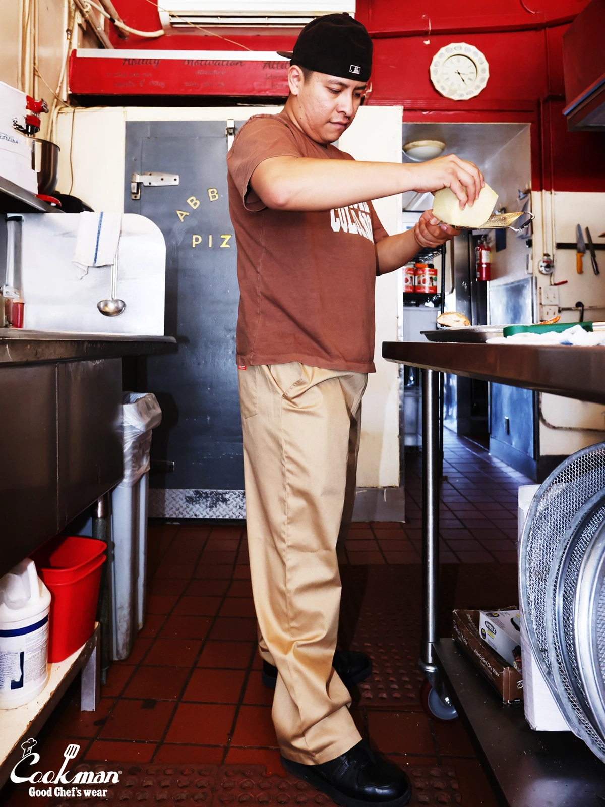 �����եѥ�� Chef Pants High-Wide Peanuts