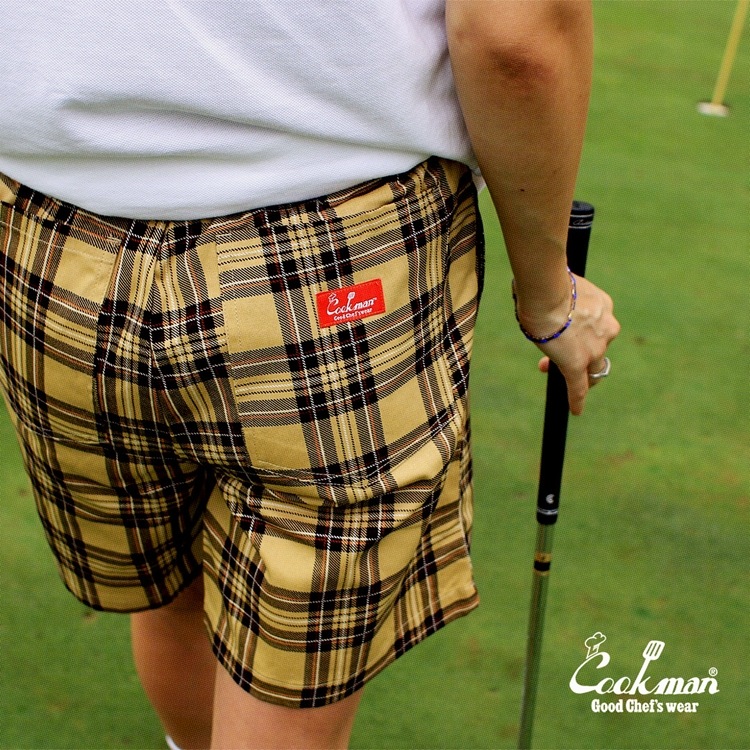�����եѥ�� Chef Pants Short Tartan Beige
