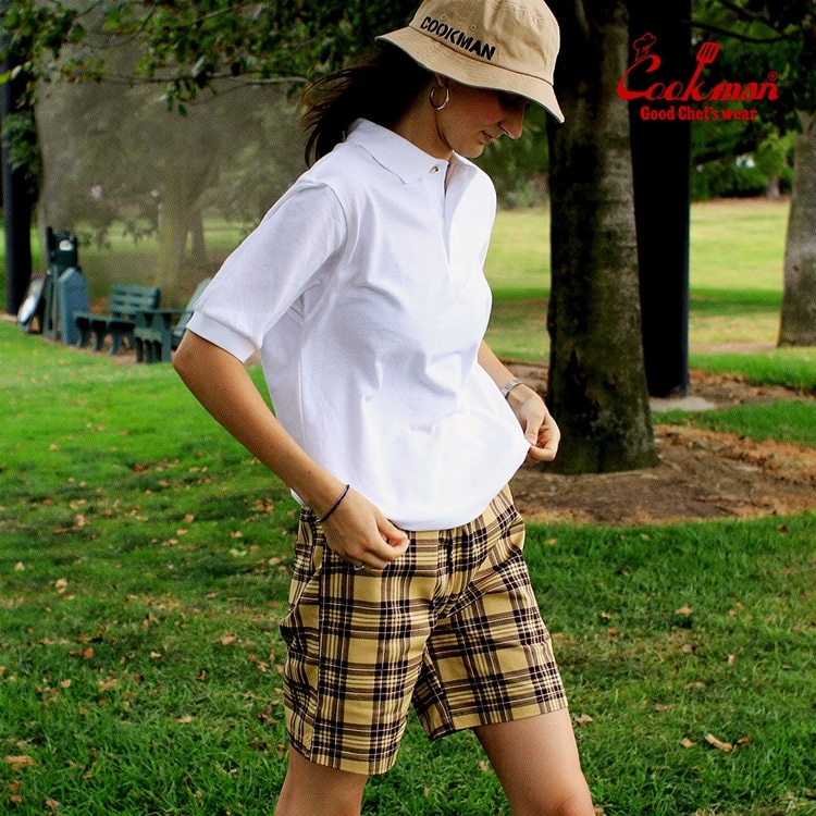 �����եѥ�� Chef Pants Short Tartan Beige