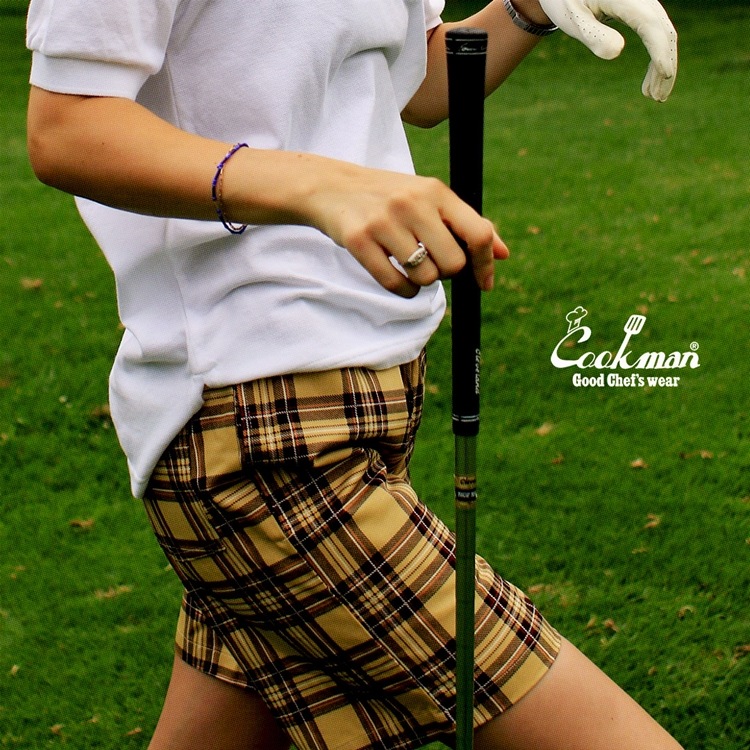 �����եѥ�� Chef Pants Short Tartan Beige