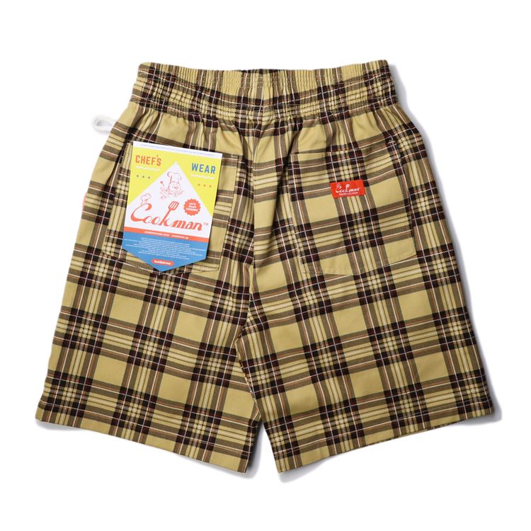 �����եѥ�� Chef Pants Short Tartan Beige