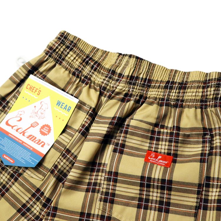 �����եѥ�� Chef Pants Short Tartan Beige