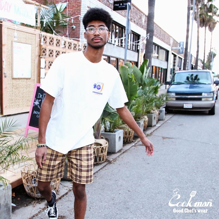 �����եѥ�� Chef Pants Short Tartan Beige