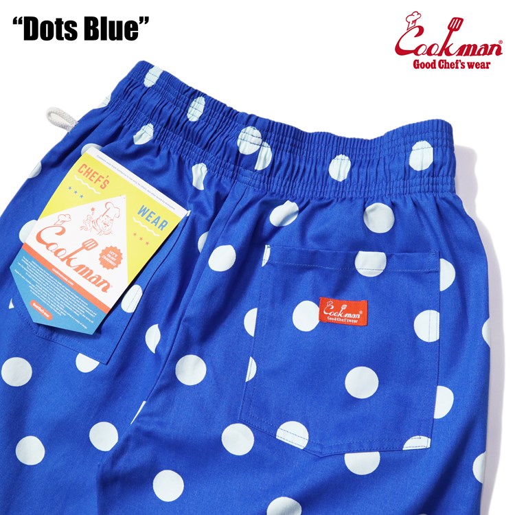 եѥ Chef Pants Dots Blue