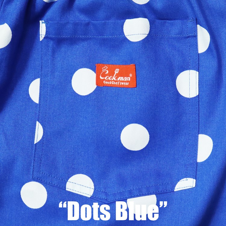 եѥ Chef Pants Dots Blue