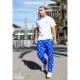 եѥ Chef Pants Dots Blue