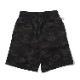 եѥ Chef Pants Short Ripstop Woodland Camo Black