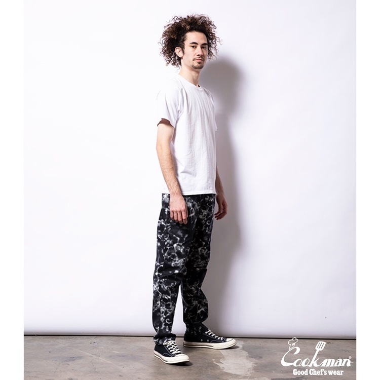 եѥ Chef Pants Marble Black