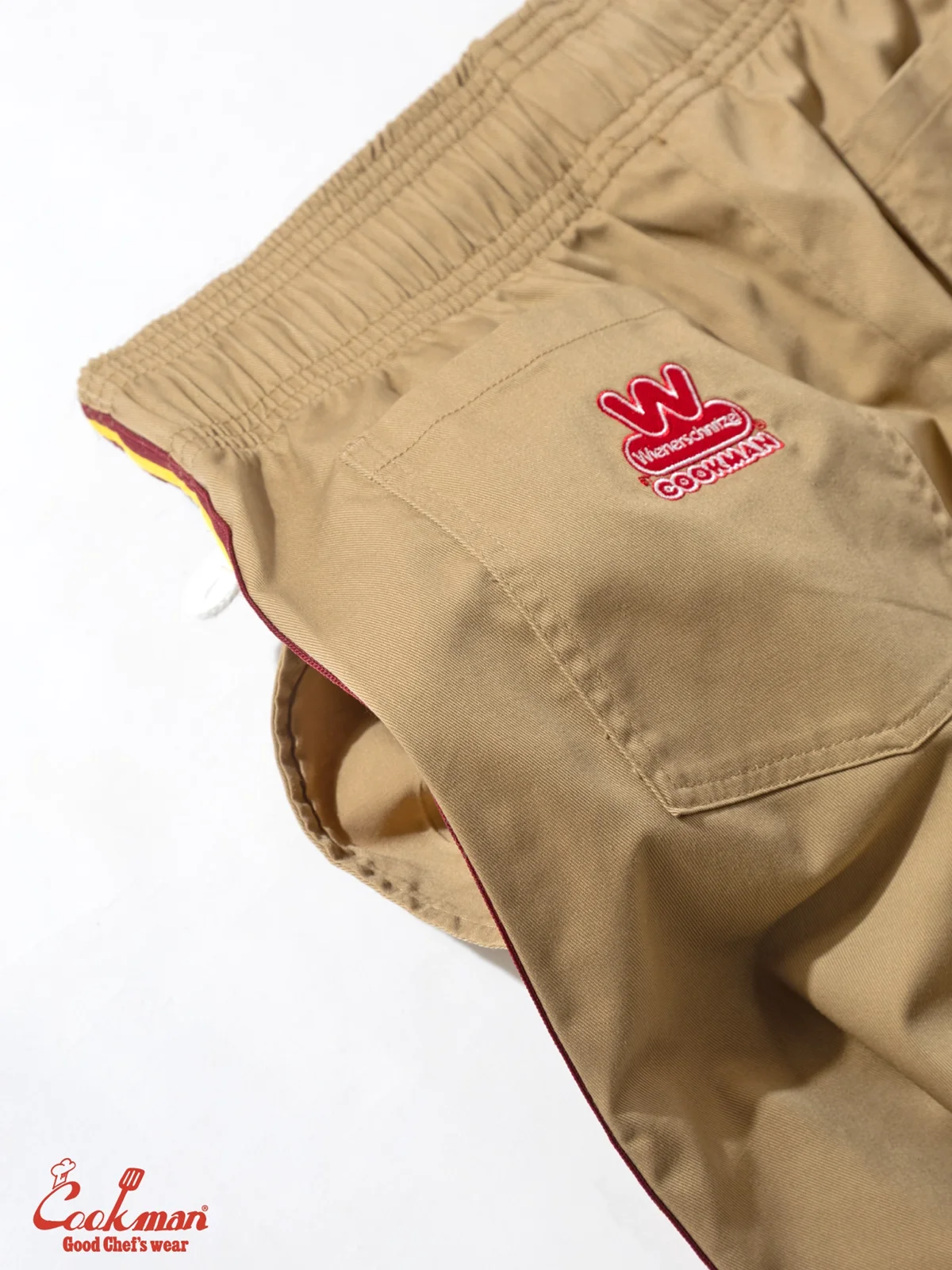 �����եѥ�� Chef Pants Semiwide Wienerschnitzel Side Line Beige