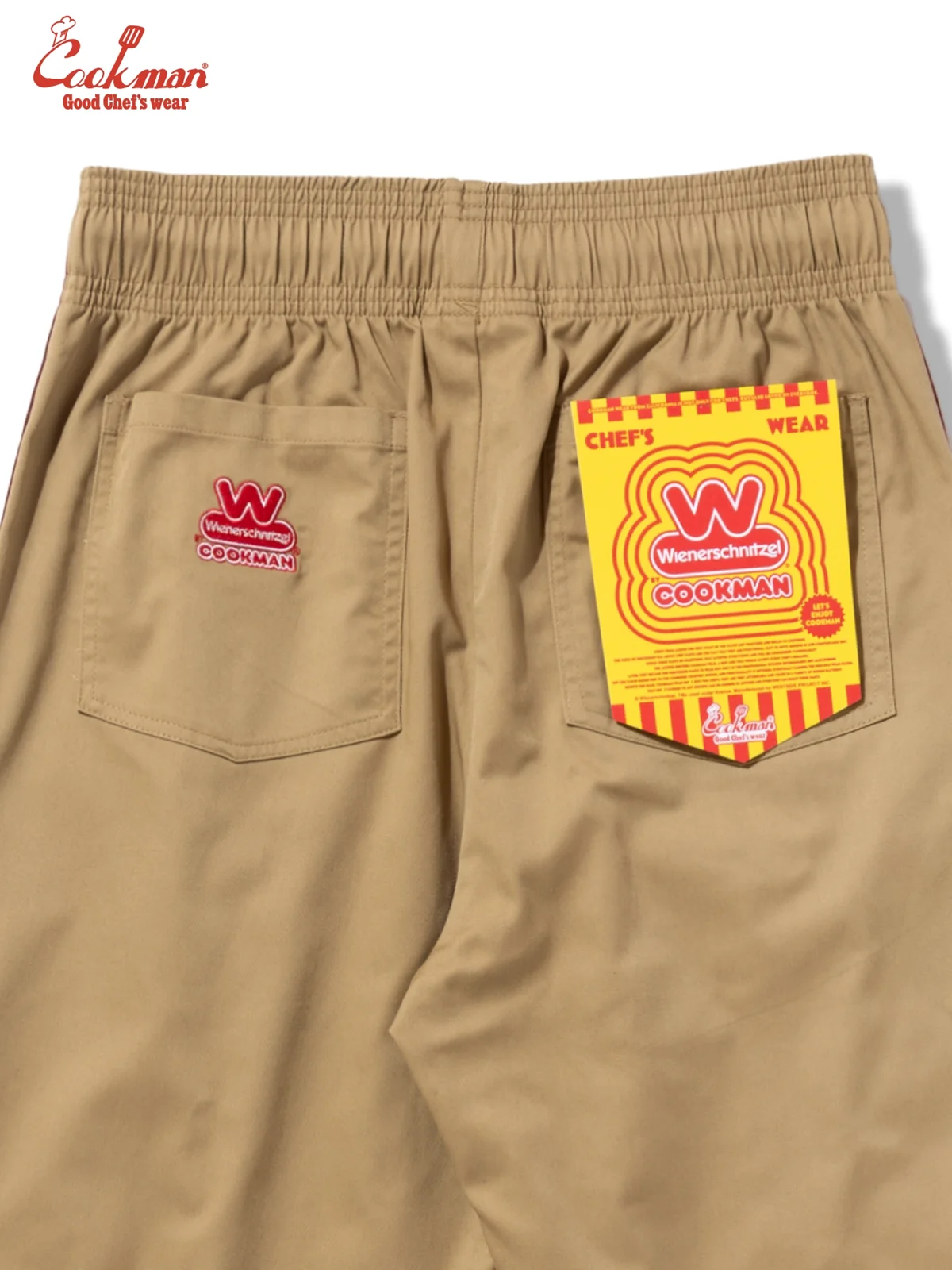 �����եѥ�� Chef Pants Semiwide Wienerschnitzel Side Line Beige