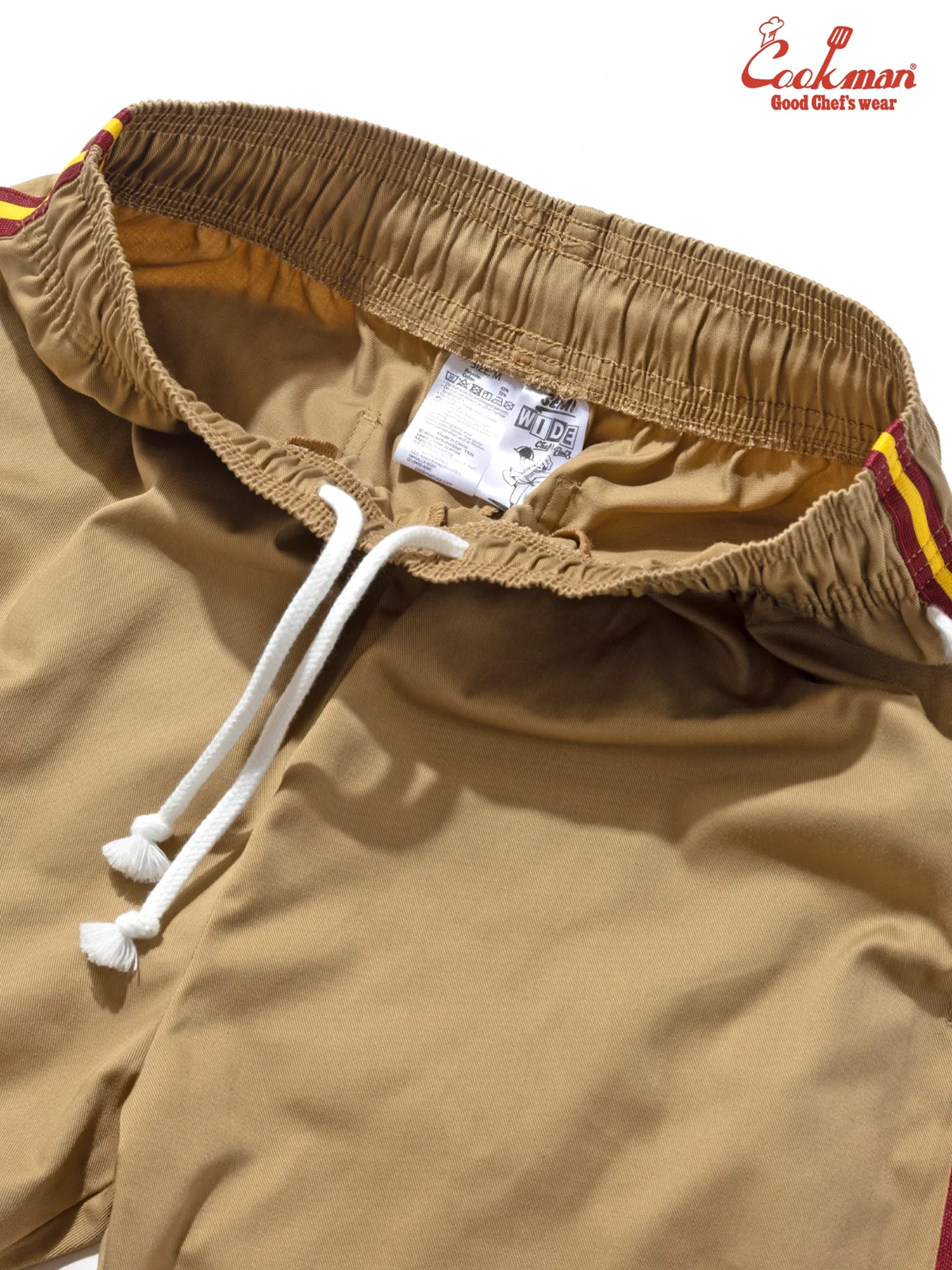 �����եѥ�� Chef Pants Semiwide Wienerschnitzel Side Line Beige