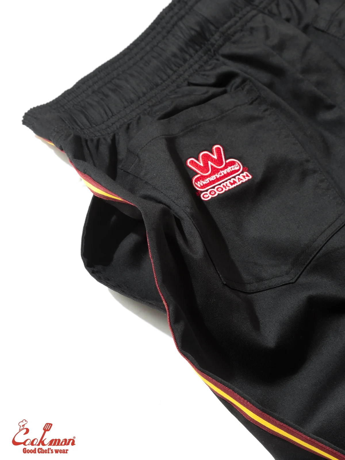 �����եѥ�� Chef Pants Semiwide Wienerschnitzel Side Line Black