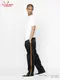 �����եѥ�� Chef Pants Semiwide Wienerschnitzel Side Line Black