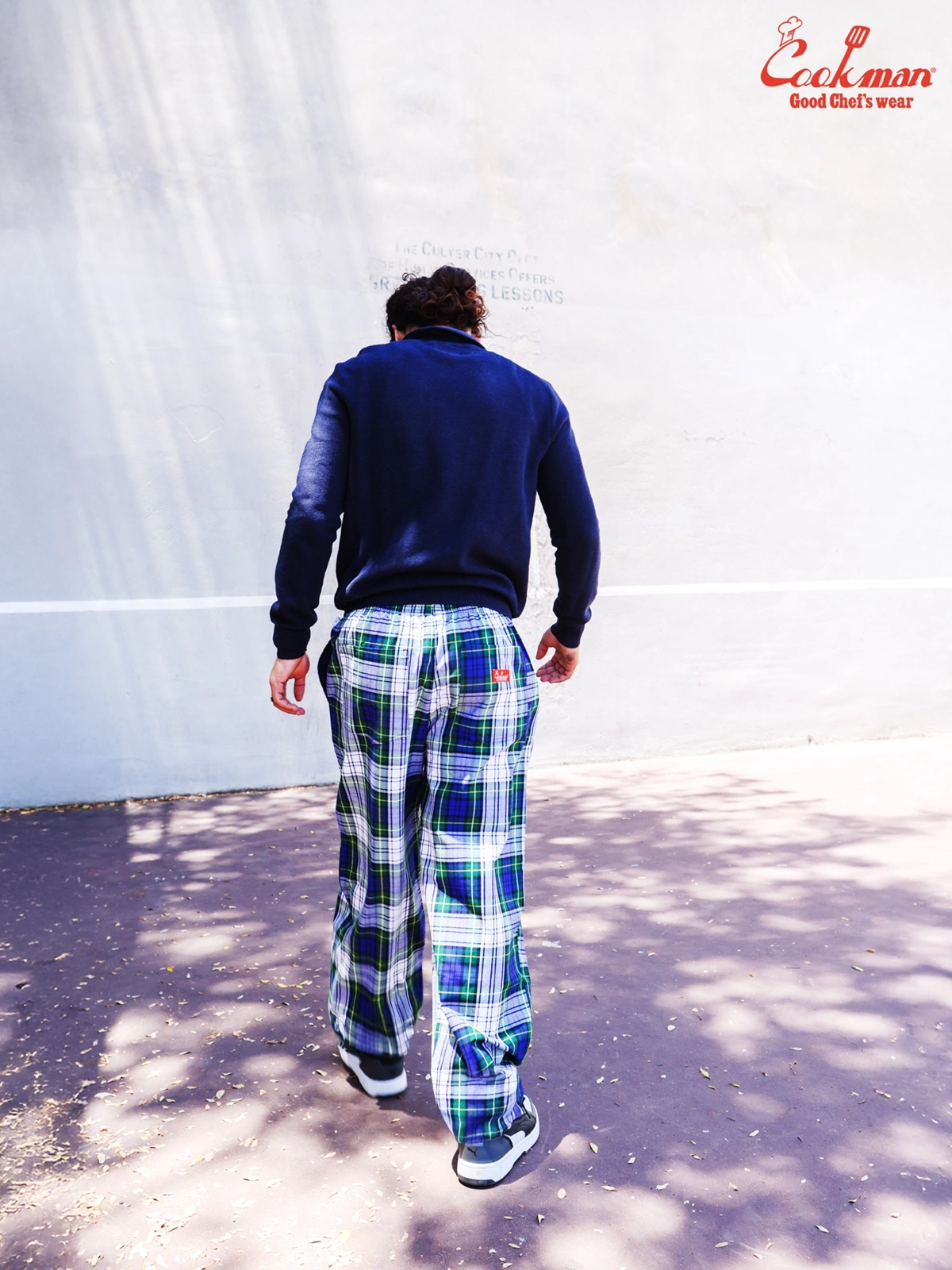 �����եѥ�� Chef Pants High-Wide Dress Gordon Check