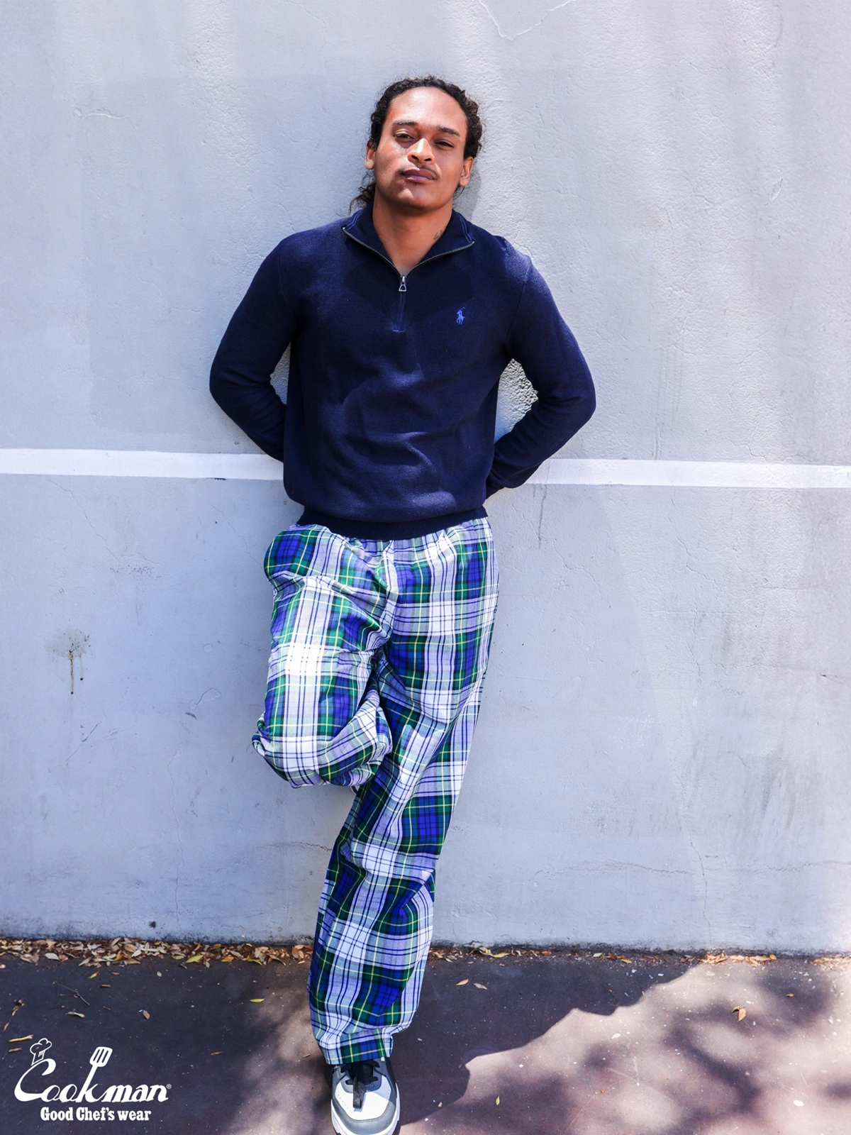 �����եѥ�� Chef Pants High-Wide Dress Gordon Check