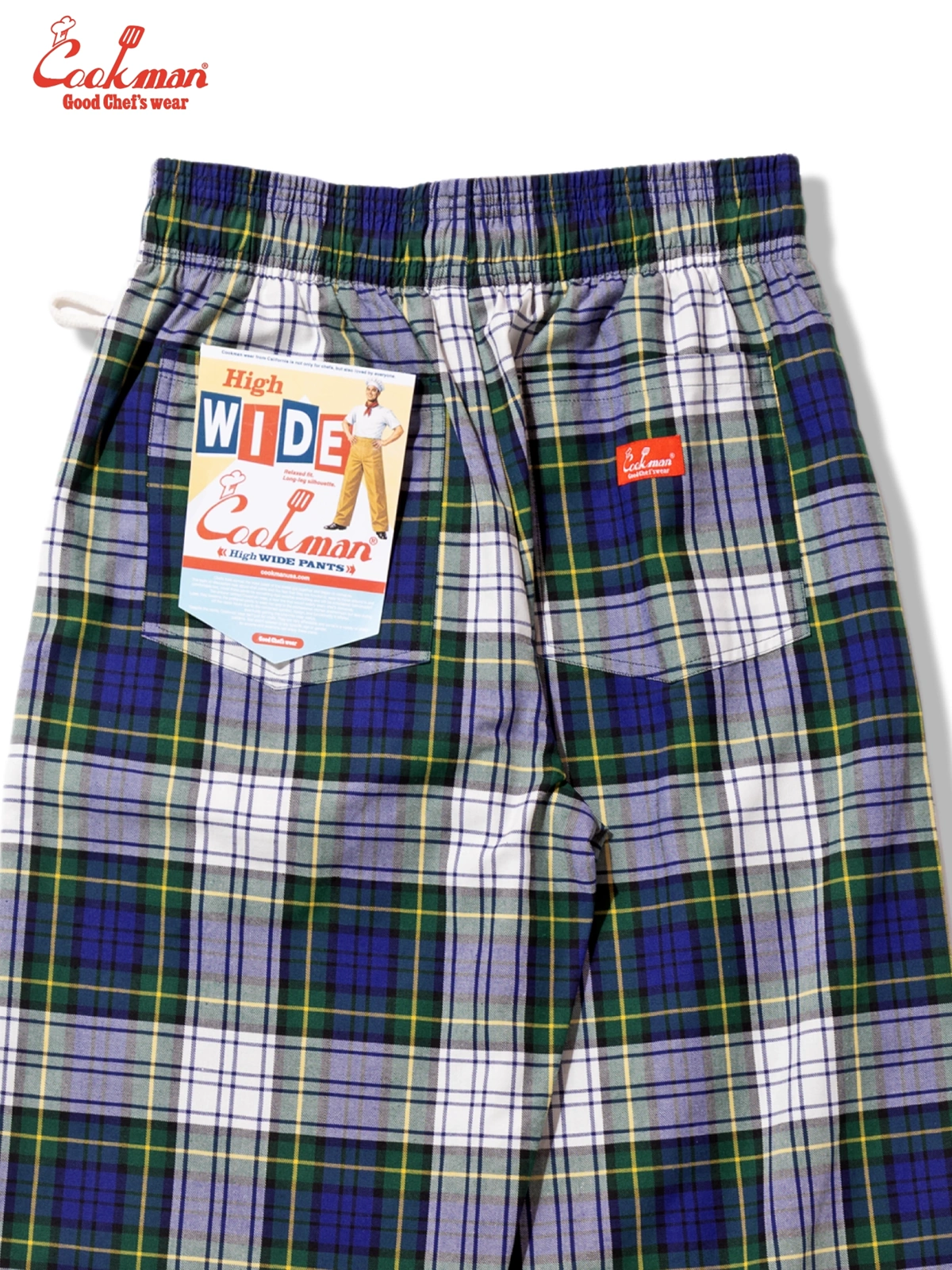 �����եѥ�� Chef Pants High-Wide Dress Gordon Check