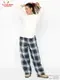 �����եѥ�� Chef Pants High-Wide Dress Gordon Check