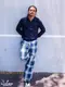 �����եѥ�� Chef Pants High-Wide Dress Gordon Check
