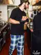 �����եѥ�� Chef Pants High-Wide Dress Gordon Check