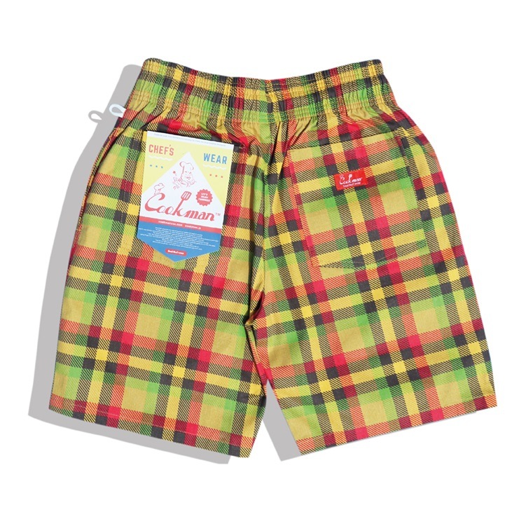 եѥ Chef Pants Short Burger Check