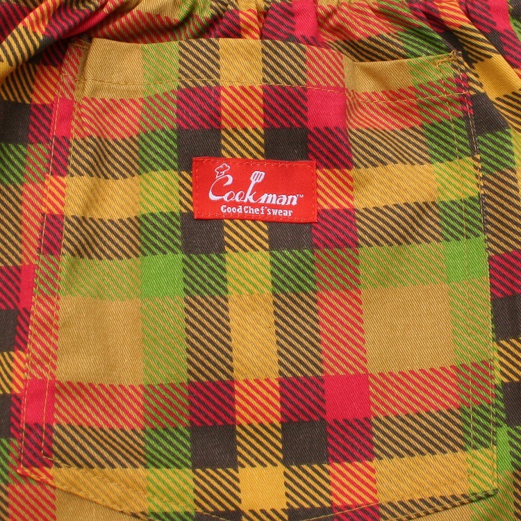 եѥ Chef Pants Short Burger Check