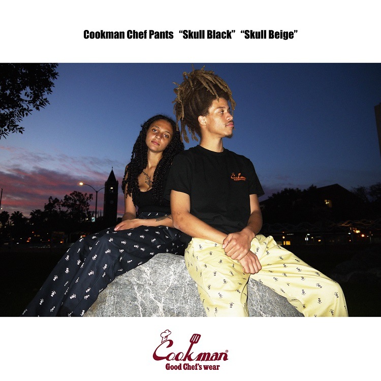եѥ Chef Pants Skull Beige