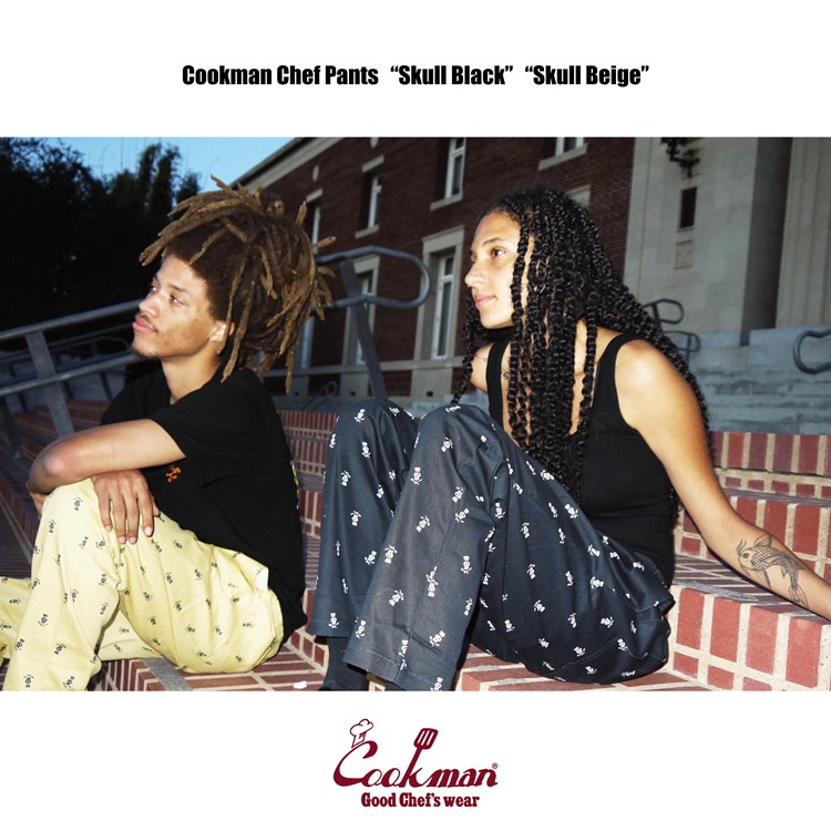 եѥ Chef Pants Skull Beige