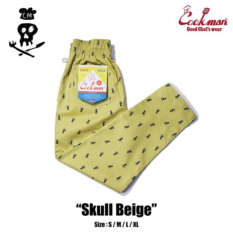եѥ Chef Pants Skull Beige