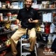 եѥ Chef Pants Semiwide Black Belt Peanuts 